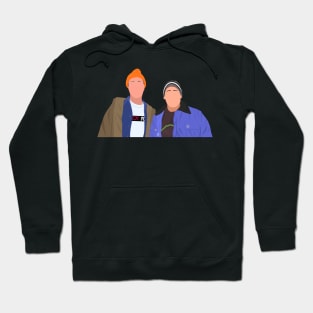 Office Michael and Dwight Straight Outta Lazy Scranton Rap Meme Fan Art Hoodie